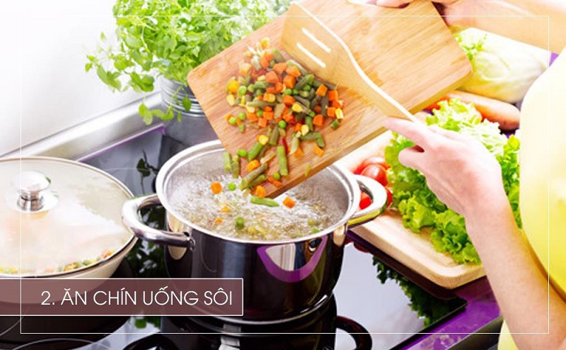 Đảm bảo vệ sinh, an toàn thực phẩm, ăn chín uống sôi